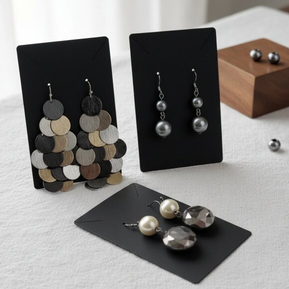 Refined Earring Bundle - Quiet Luxury, Classic Style Set Of Three - Picture 1 of 6